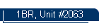1BR, Unit #2063