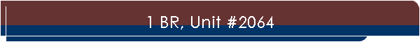 1 BR, Unit #2064