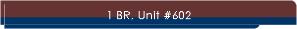 1 BR, Unit #602