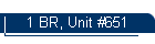 1 BR, Unit #651